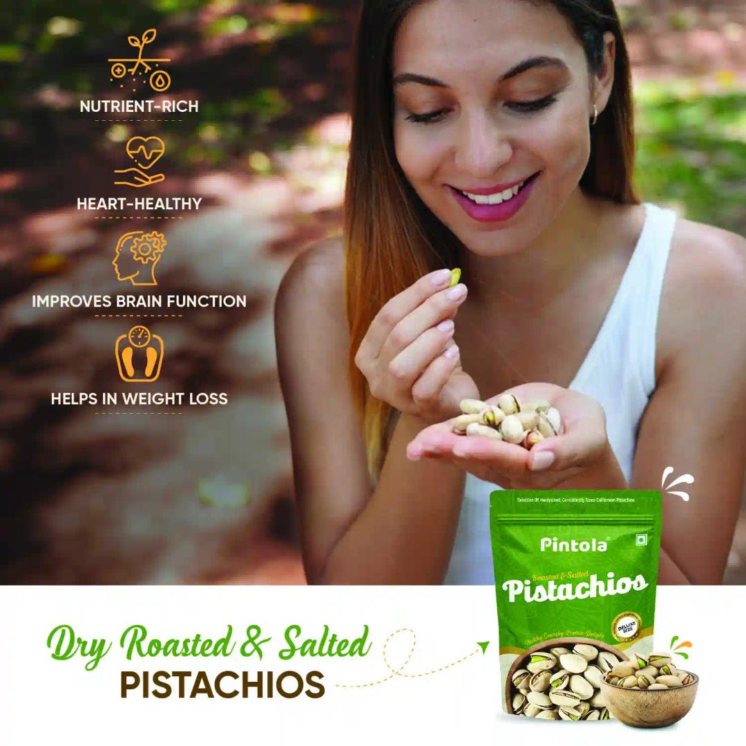 Pintola Roasted & Salted Pistachios In Shell 200g