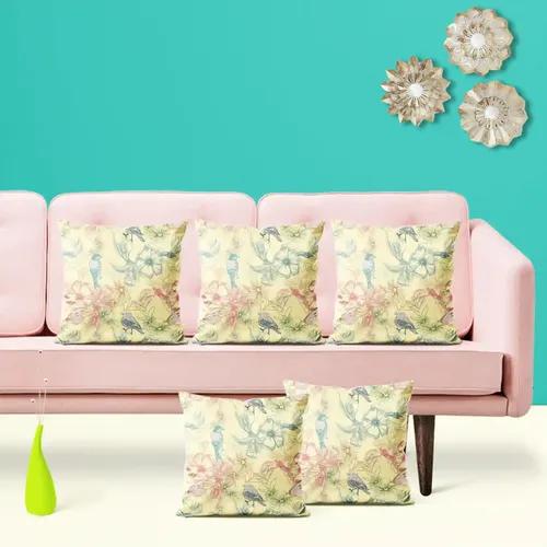 ArtzFolio Spring Flowers D4 | Decorative Cushion Cover for Bedroom & Living Room