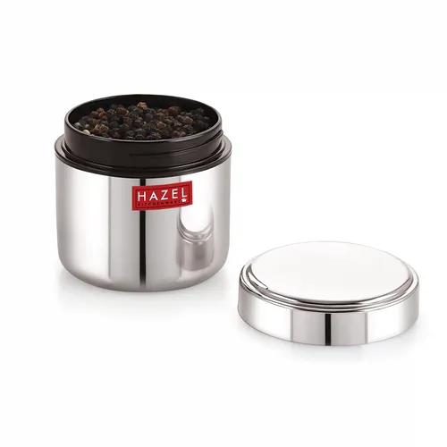 HAZEL Stainless Steel Mini Container Heavy Gauge Premium Airtight Dabbi Dabba