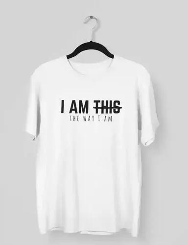 I AM the way I AM - Unisex Oversized White T-Shirt