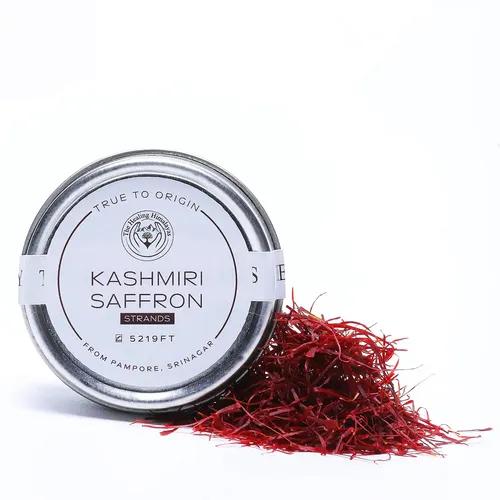 The Healing Himalayas Finest A++ Grade Kashmiri Kesar/Saffron Threads for Pregnant Women, Skin, Face, Food and Puja