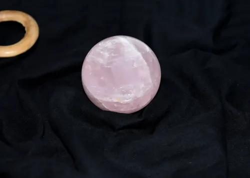 Real Rose Quartz Healing Ball For Love Compassion Emotions & Relationships