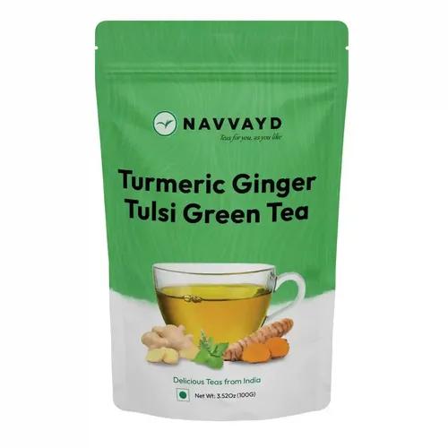 Navvayd Turmeric Ginger Tulsi Green Tea (100 Gm)