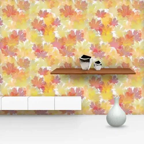 ArtzFolio Autumn Leaves D2 | Peel & Stick Vinyl Wallpaper Roll | Non-PVC Self-Adhesive | Eco-friendly, Water-Repellent, Scratch-Resistant