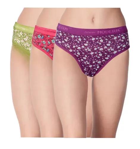 Super Printed Hipster Panty Pack of 3