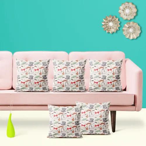 ArtzFolio Vintage Retro Objects | Decorative Cushion Cover for Bedroom & Living Room