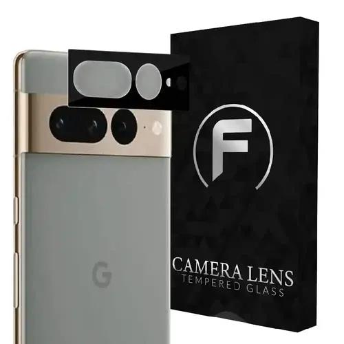 FIRST MART Camera Lens Protector for Google Pixel 7 Pro 5G | Tempered Glass 9H Hardness Camera Cover Screen Protector | Black & Case Friendly