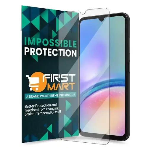 FIRST MART Screen Protector for Samsung Galaxy A05s- Impossible Fiber Case Friendly Screen Protection & Installation Kit (Crystal Clear)