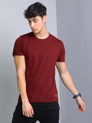 Maroon Plain T-Shirt