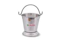 HAZEL Stainless Steel Serving Bucket, 800ml, 1 Piece (Silver)