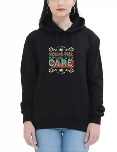 Handled with care - Pullover sweatshirt for women - Black