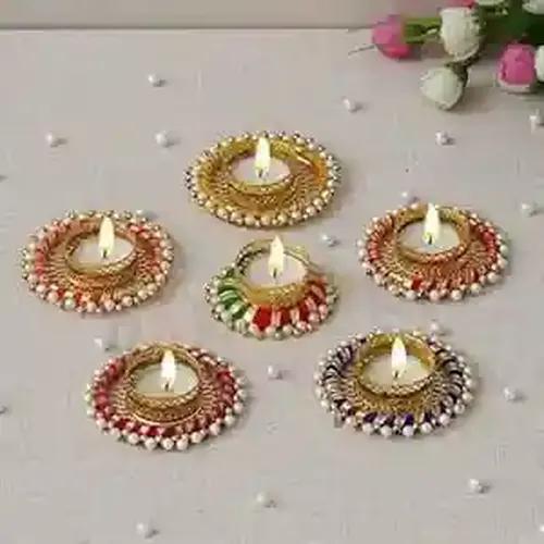 Dartistry® Tealight Holder/Tealight Holder for Home & Office Decoration/Festival Decoration Items Diwali Decoration Tealight Holder