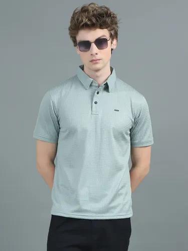 Green Ripple Polo T-Shirt