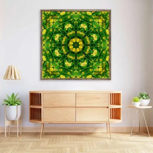 ArtzFolio Spring Mandala Flower | Premium Canvas Painting for Bedroom & Living Room