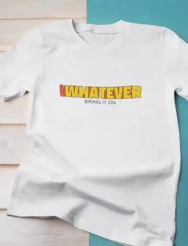 Whatever - Unisex Regular fit T-shirt - White