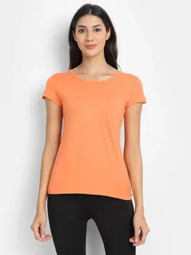 Organic Bamboo Fabric Half Sleeve T-Shirt Papaya