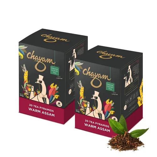 CHAYAM Tea | Premium Orthodox Whole Leaf Tea | High Antioxidants