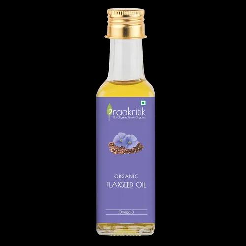 Praakritik Organic Cold Pressed Flaxseed Oil 100 ml