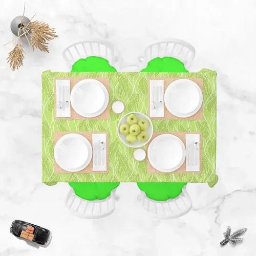 ArtzFolio Spring Leaves D2 | Table Cloth Cover for Dining & Center Table