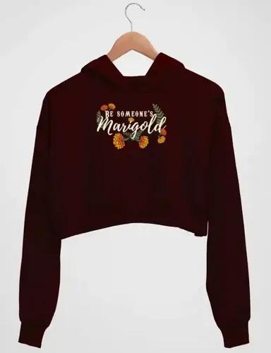 Be someone's Marigold - Women's crop hoodie