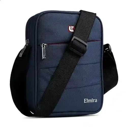 Elmira Sling Bag For Men And Women Water-Resistant Passport Bag Small One Side Shockproof Travel Cross Body Messenger Handbag For Daily Use