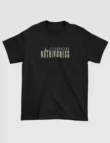 Nothingness - Unisex Regular fit Black t-shirt