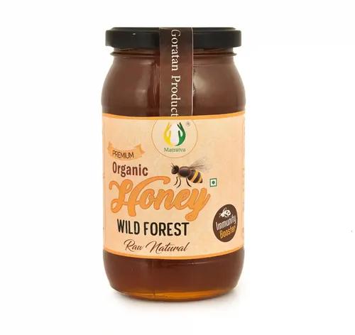 MATRATVA Wild Forest Honey 1 kg Glass Jar | Wild Forest Honey | Unfiltered, Unprocessed & Unpasteurized Raw Honey | Ayurvedic Immunity Booster for Digestion | Weight Management | Cough | Pure Raw Honey | Natural Forest Honey | No Artificial Flavour, Colour, Sugar or Preservatives