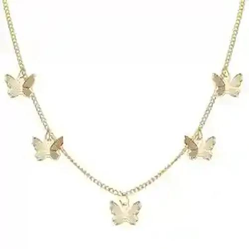 Butterfly Charm Short Neckpiece