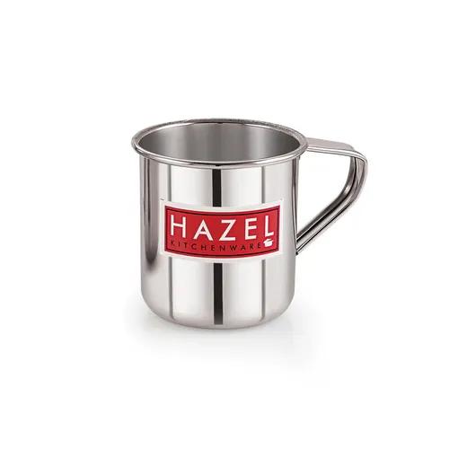 HAZEL Stainless Steel Multipurpose Bucket Shower Bathroom Mug for Home Daily Use Strong and Sturdy