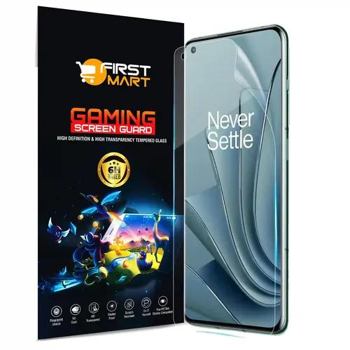 FIRST MART Screen Protector for OnePlus 10 Pro 5G - Nanofiber Unbreakable Membrane Case Friendly Full Edge to Edge Screen Coverage & Installation Kit (Gaming Clear)