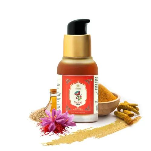 ASHPVEDA Nayaab Transforming & Brightening Face Serum with Kumkumadi and 24K Gold Bhasma for Skin Pigmentation & Dark Spots, Brightening, Radiant & Natural Glowing Skin (30 ml)