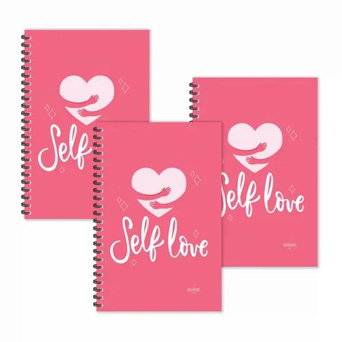 Self Love Motivational Ruled Diaries - Pack Of 3