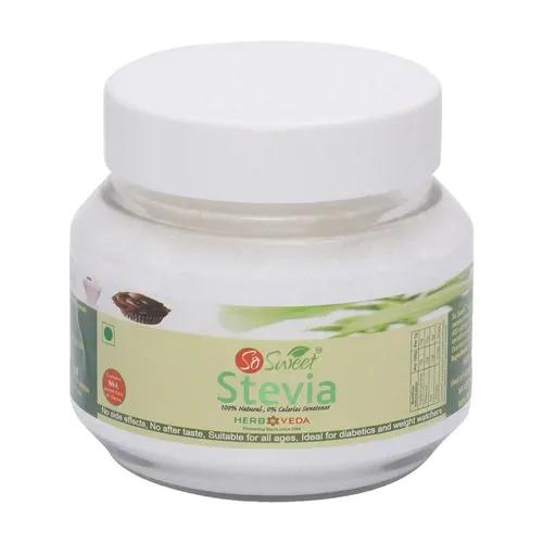 So Sweet Stevia Powder Sugar Free Natural Zero Calorie Sweetener - 200gm - Ketro and Diabetic Friendly | Safe for all ages