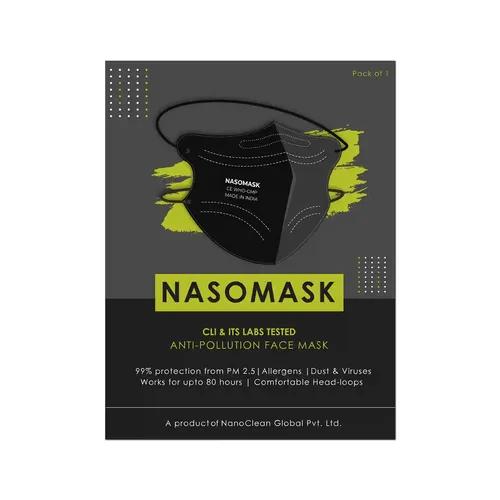 Nanoclean N95 face Mask Black head Loop (Pack 3, Black)