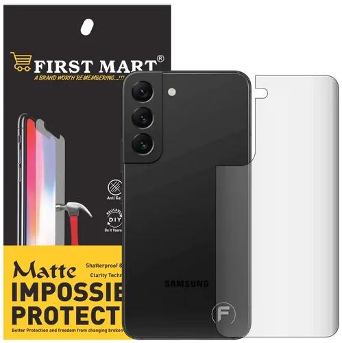 FIRST MART Screen Protector for Samsung Galaxy S22 Plus 5G - Edge to Edge Back 4 Layer Ultra Thin Unbreakable Membrane - Case Friendly Screen Coverage & Installation Kit (Matte)