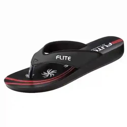 Flite Women'S Pu Slippers (Black, Numeric_4)