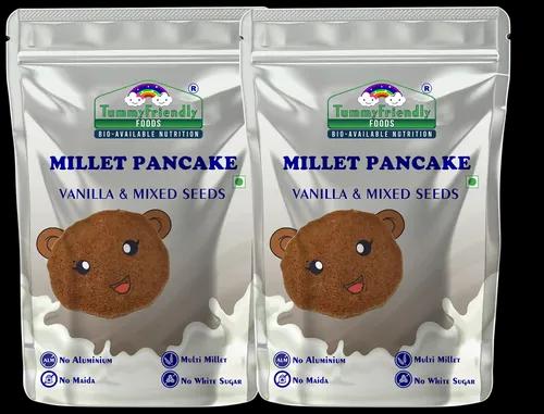 Tummyfriendly Foods Millet Pancake Mix - Chocolate, Seeds. Healthy Breakfast. 2 Packs 150G Each Cocoa Powder (2 X 150 G)