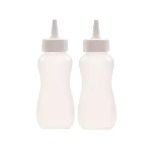 Gluman Squeezy 750 ml Sauce Bottle (Set of 2) for Clean & Mess-free Dispensing | 100% Food Grade | Dishwasher Safe | Freezer Safe | Ergonomically Designed