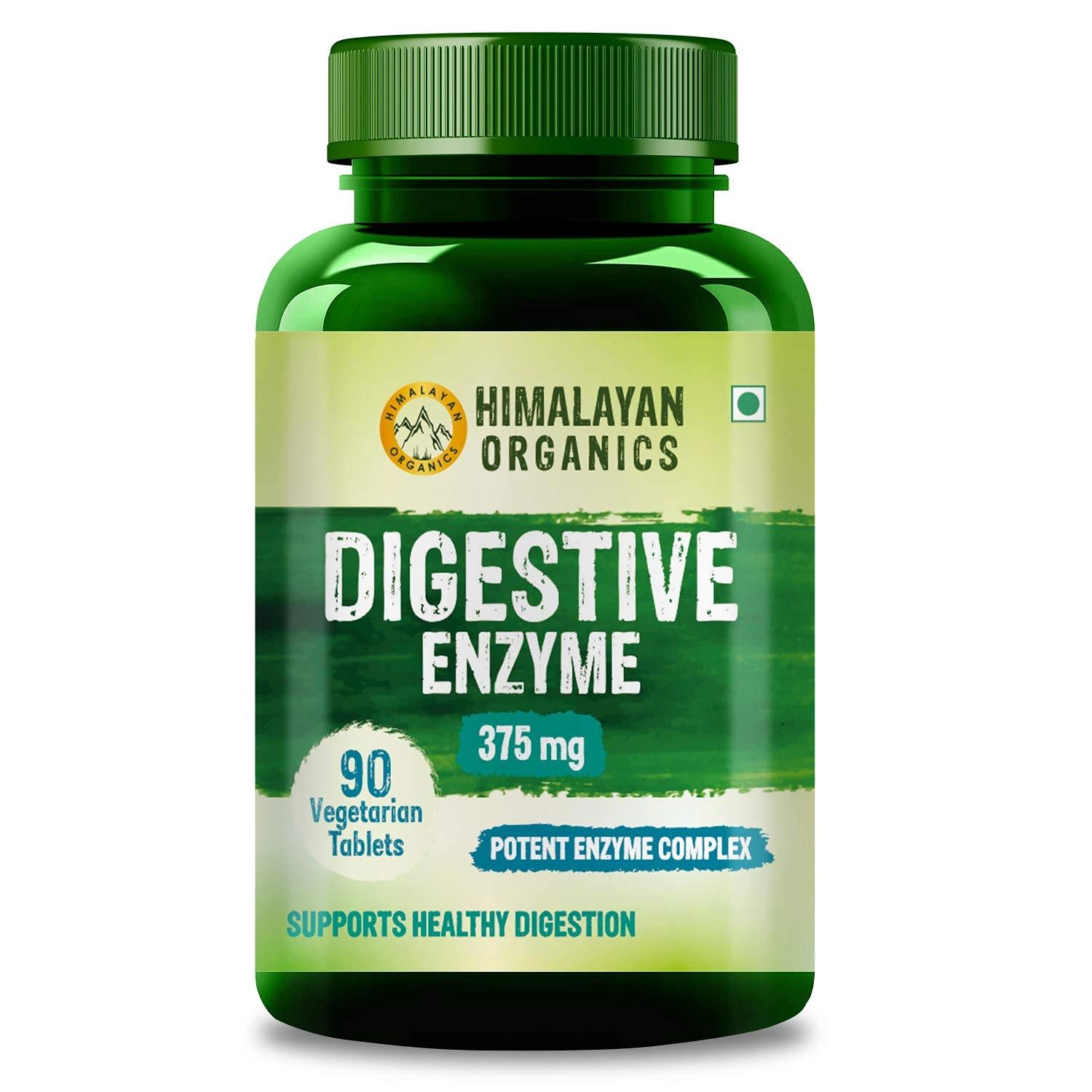 Vlado's Himalayan Organics Digestive Enzyme for Healthy Digestion- 90 Veg Tablets